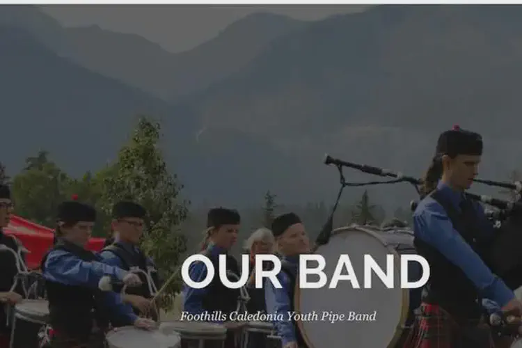Foothills Caledonia Youth Pipe Band