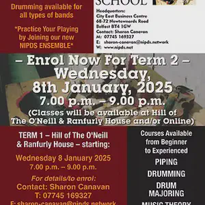 No. Ireland Piping & Drumming School - Laurelhill College Campus