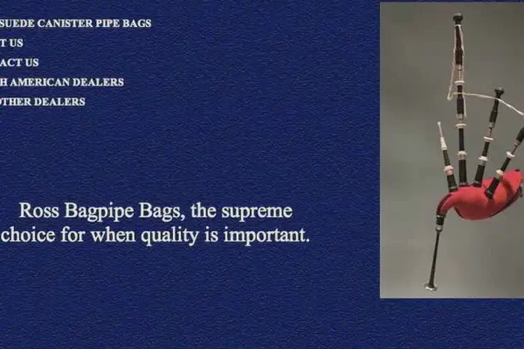 ross bagpipe bag