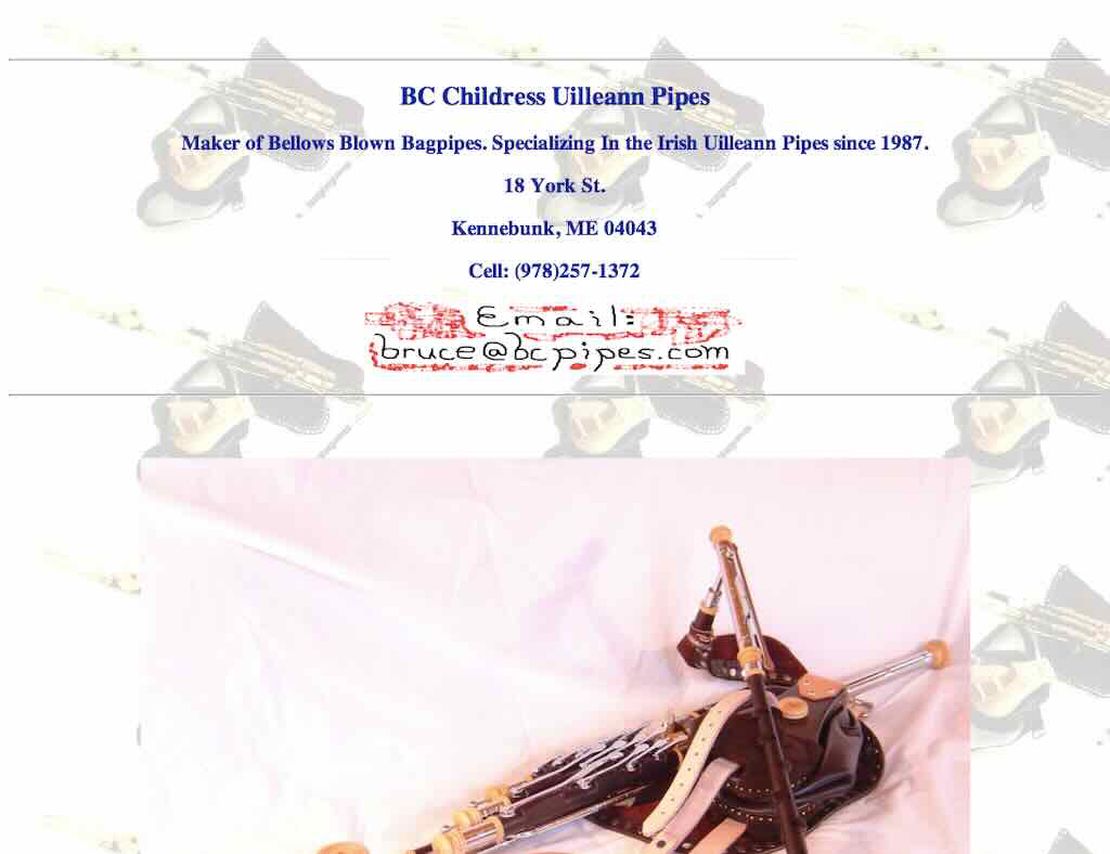 bc childress uilleann pipes