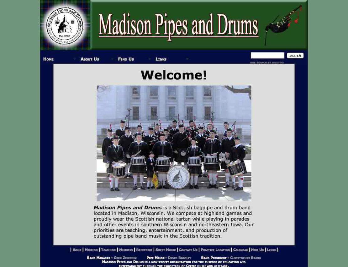 city of madison pipes and drums