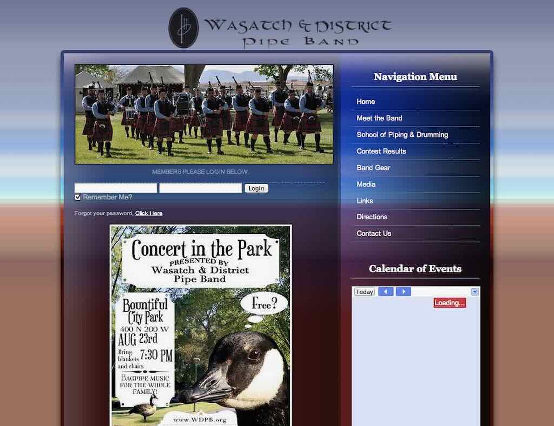 wasatch and district pipe band