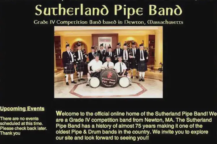 sutherland pipe band