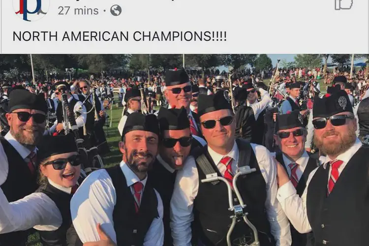 Everyone wins - events draw thousands to city - City of Dunedin Pipe Band