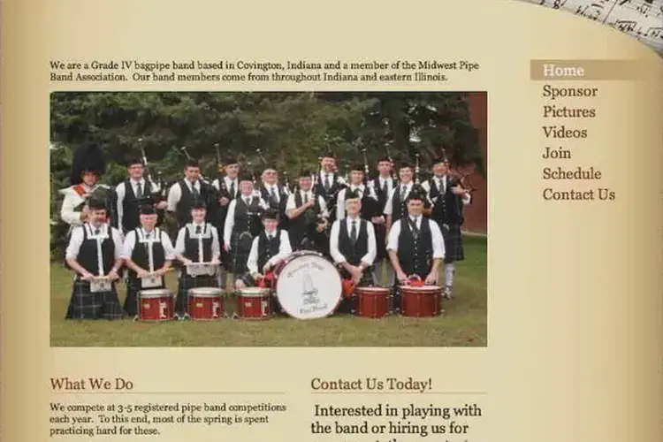 pipes and drums of the fountain trust