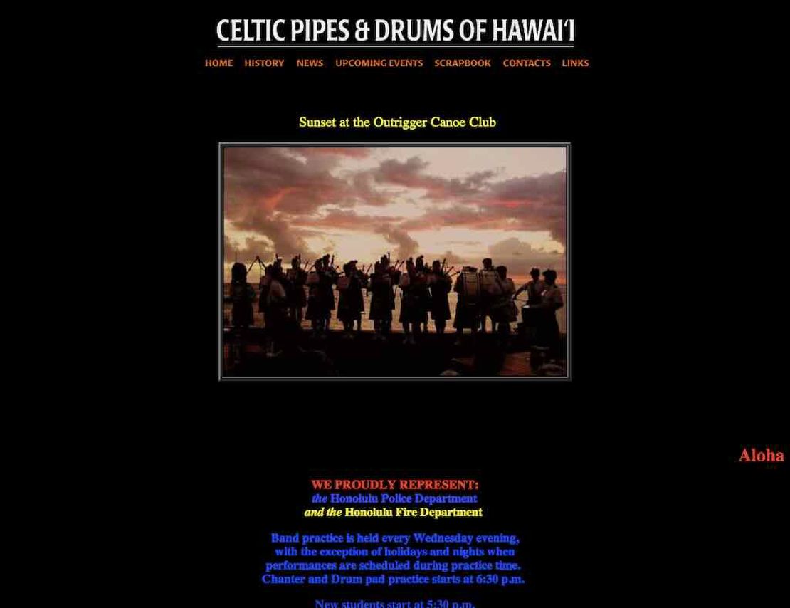 celtic pipes and drums of hawaii