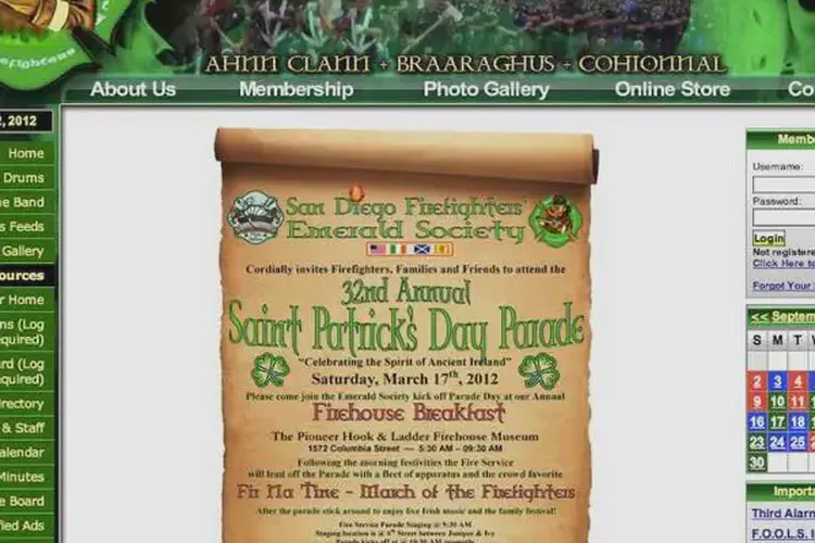 san diego firefighters emerald society