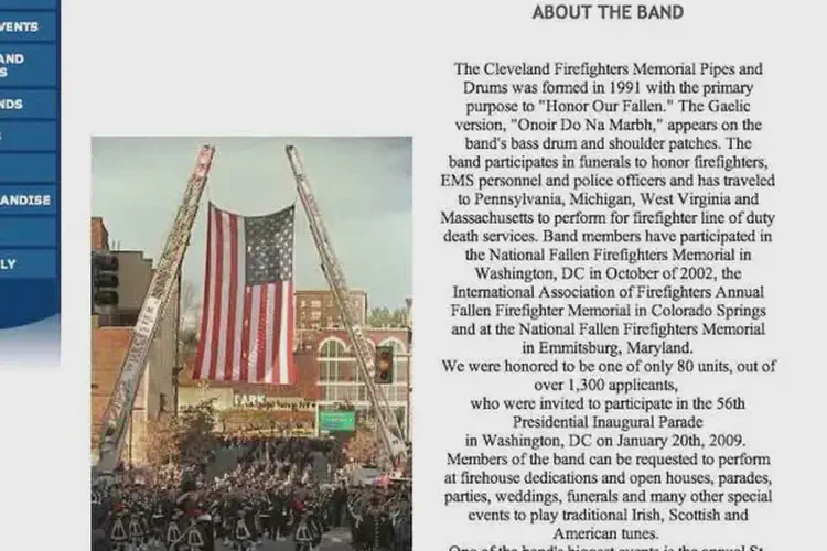 the cleveland firefighters memorial pipes and drums