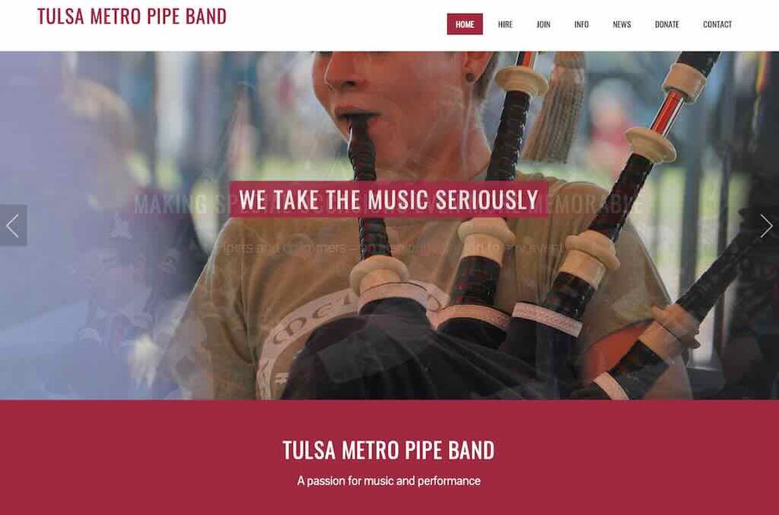 tulsa metro pipe band