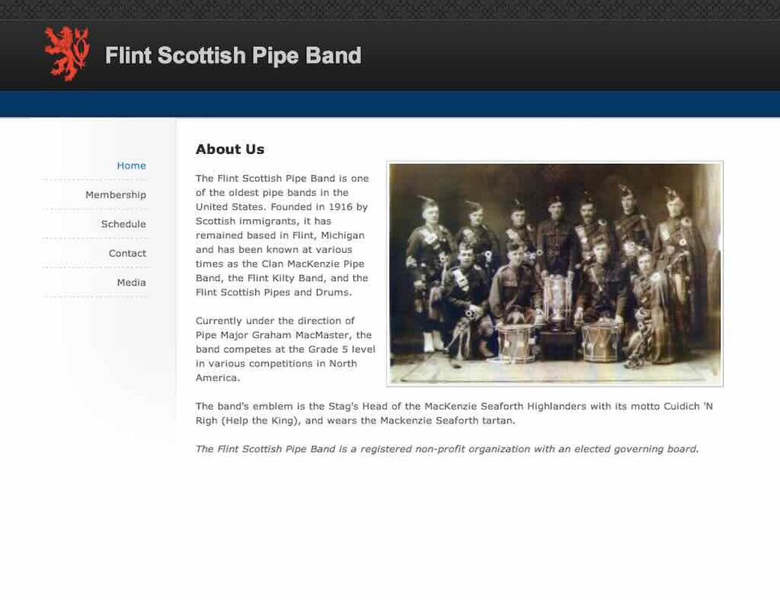flint scottish pipe band