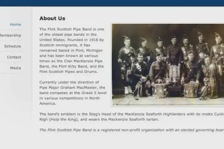 flint scottish pipe band