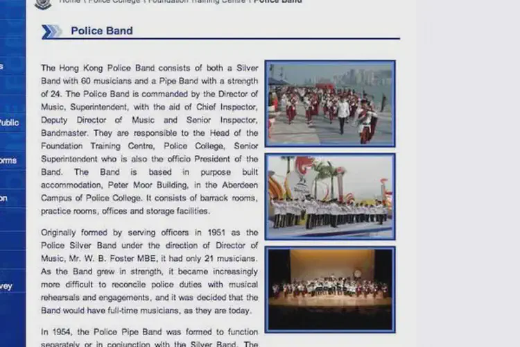 hong kong police band