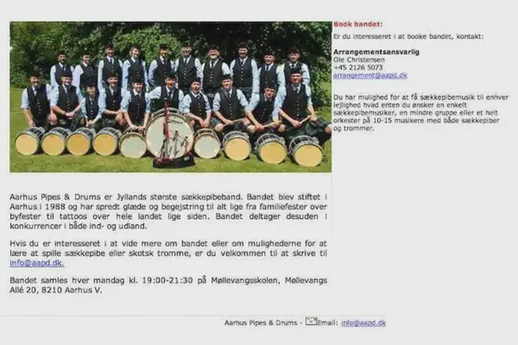 aarhus pipes and drums