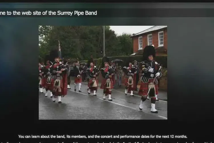 surrey pipe band