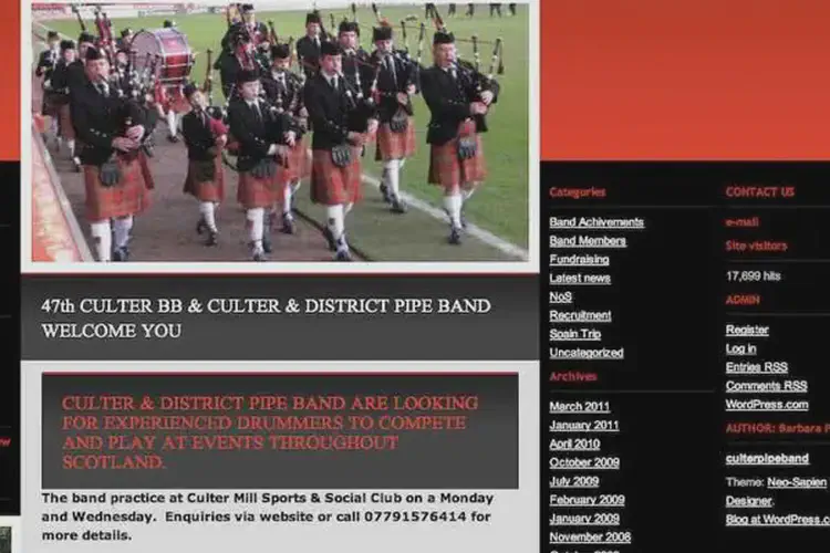 culter pipe bands