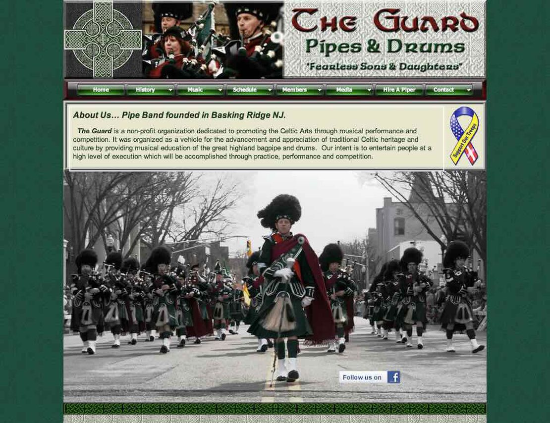 guard pipes and drums