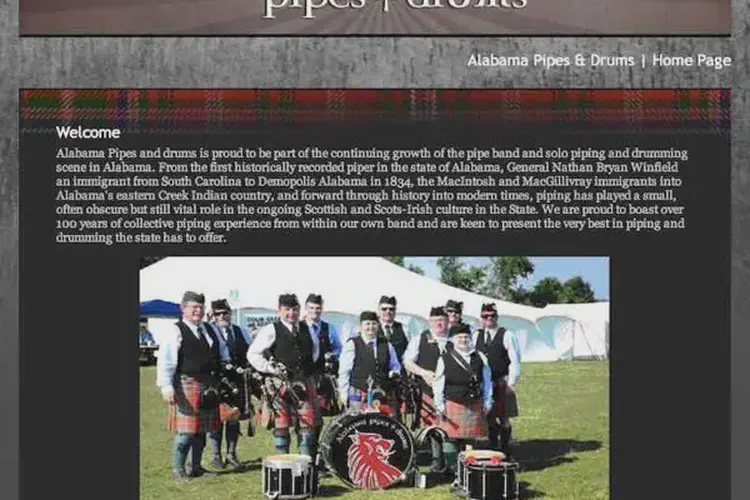 alabama pipes and drums