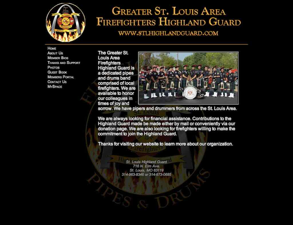 greater st. louis area firefighters highland guard