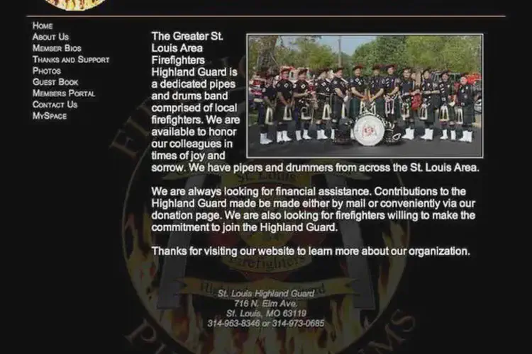 greater st. louis area firefighters highland guard