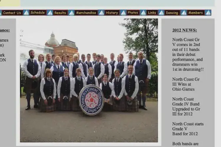 north coast pipe band