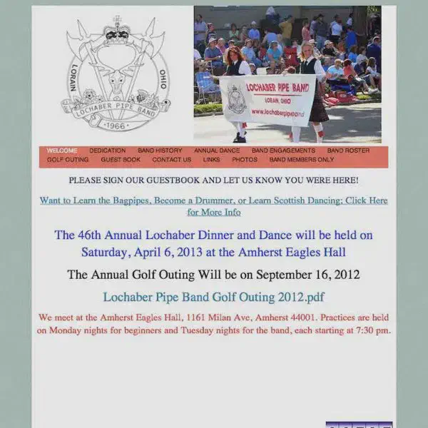 lochaber pipe band