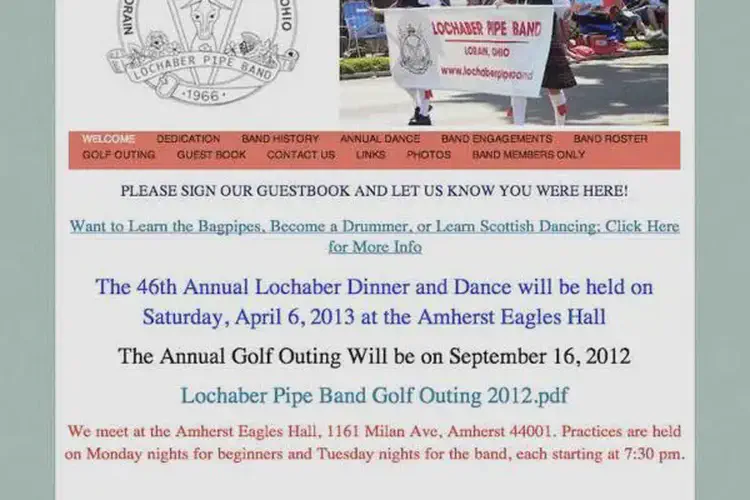 lochaber pipe band