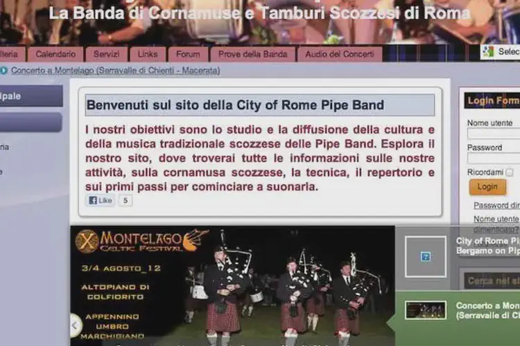 city of rome pipe band