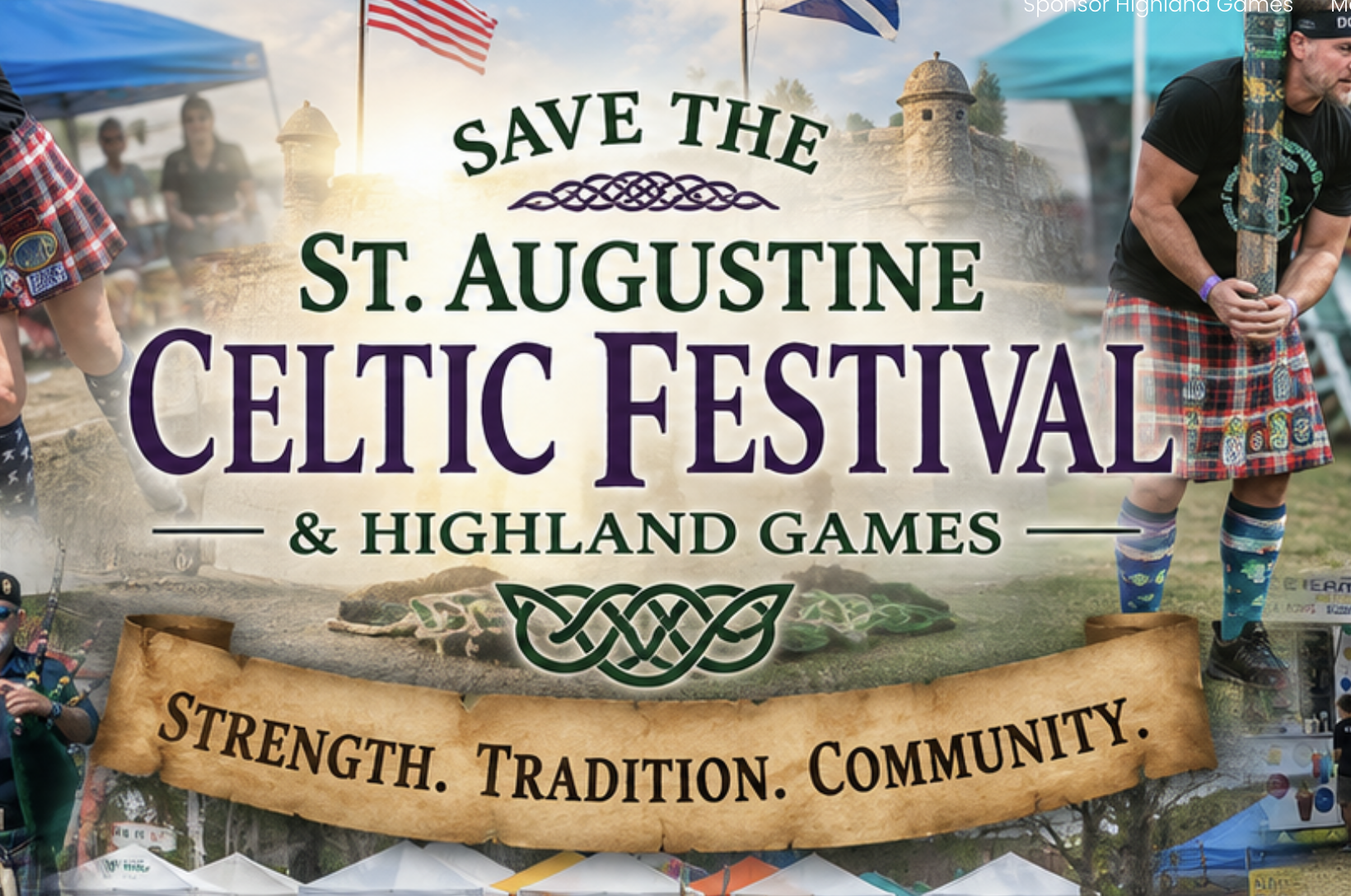 St. Augustine Celtic Festival & Highland Games 2027 — Planned Return