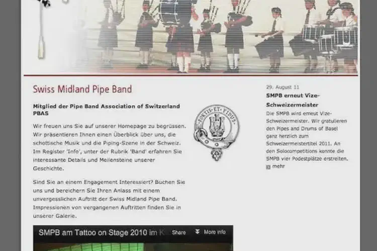 swiss midland pipe band
