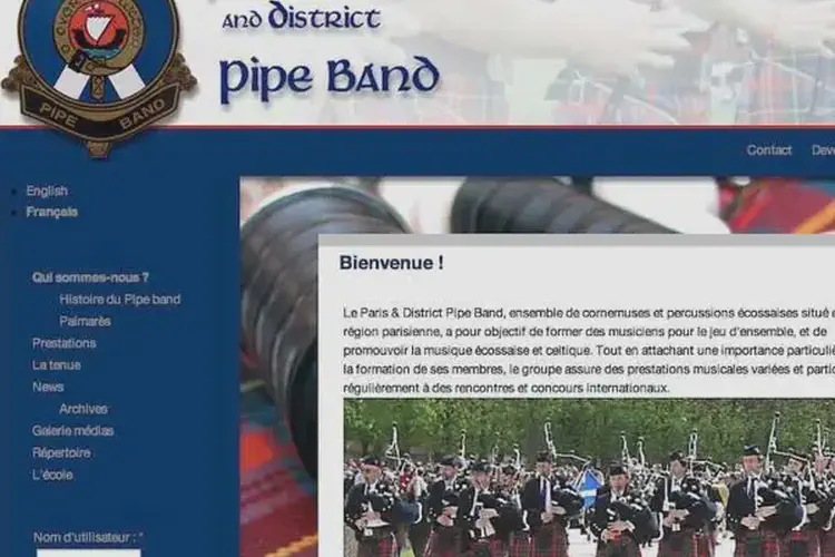 paris and district pipe band
