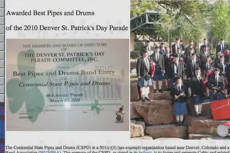 centennial state pipes and drums