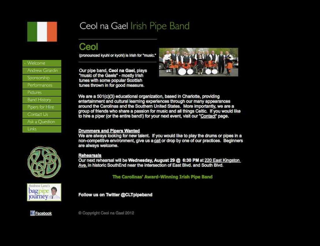 ceol na gael irish pipe band