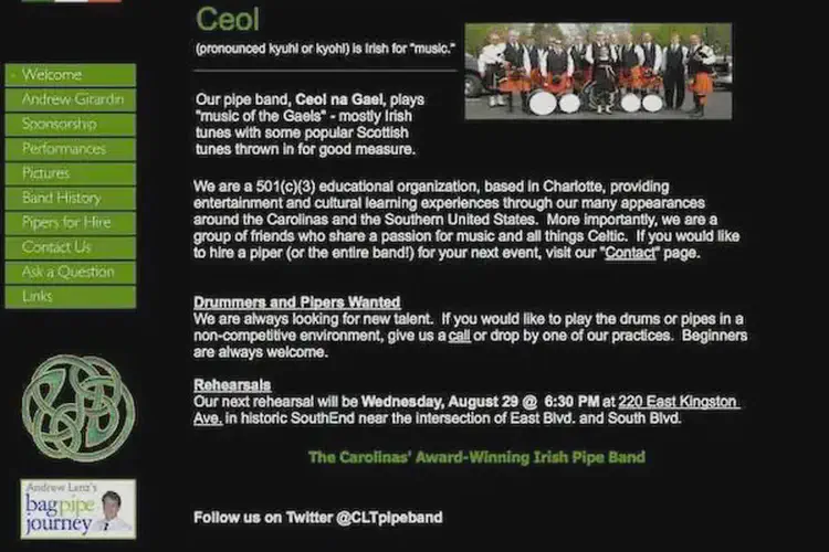 ceol na gael irish pipe band