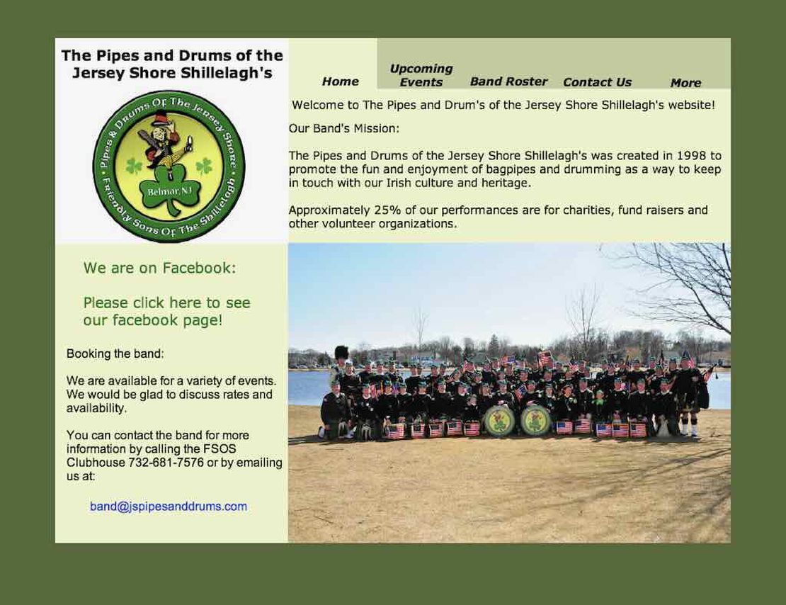 pipes and drums of the jersey shore shillelaghs