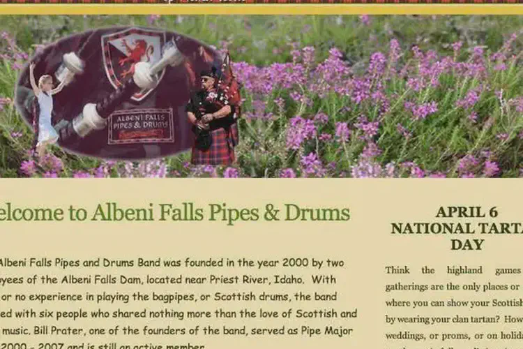 albeni falls pipes and drums band