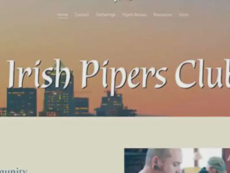 the irish pipers club