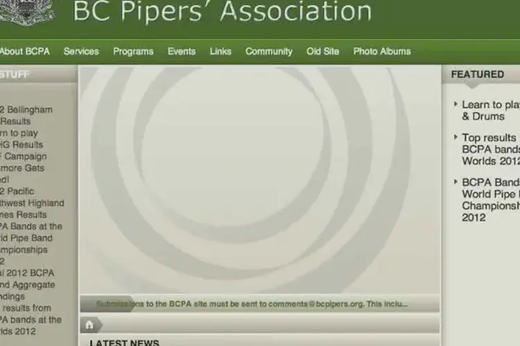 british columbia pipers association