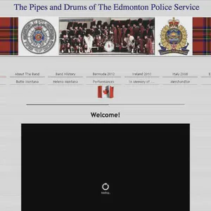 pipes and drums of the edmonton police service