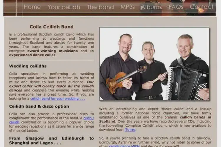coila ceilidh band