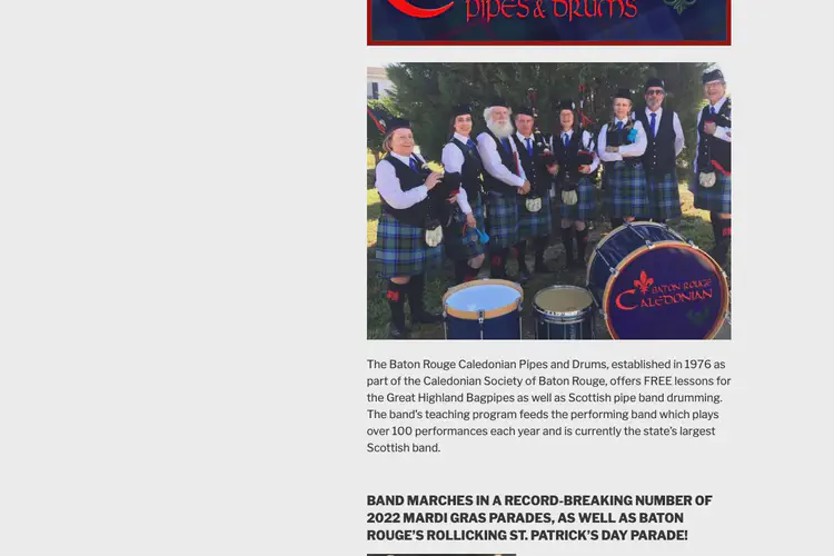 Baton Rouge Caledonian Pipes and Drums