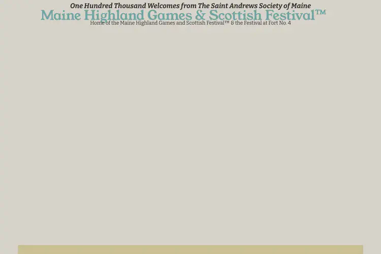 2025 Maine Highland Games & Scottish Festival