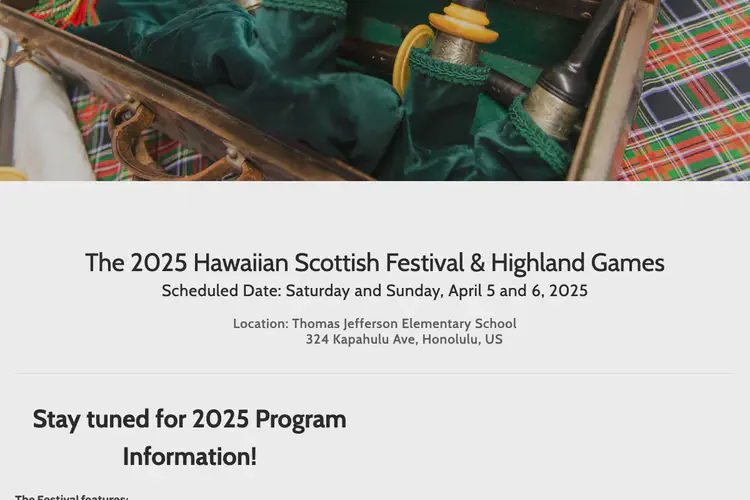 Hawaiian Scottish Festival & Highland Games