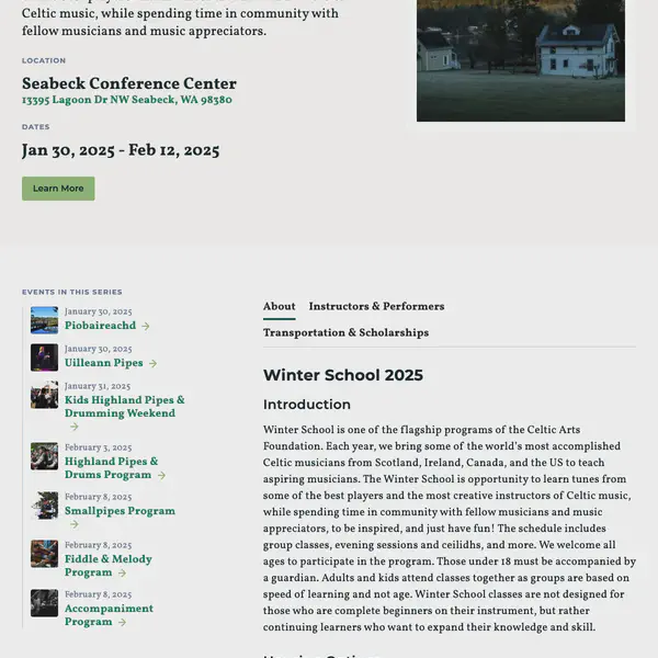 Masters of Scottish Arts Concert