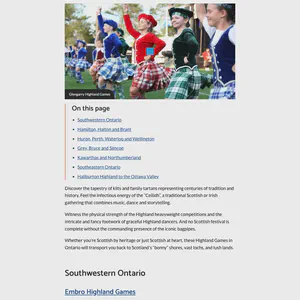Kincardine Scottish Festival & Highland Games
