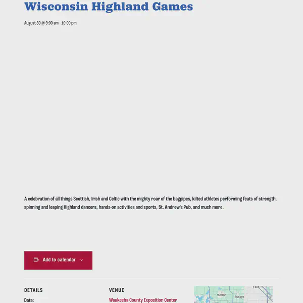 Wisconsin Highland Games
