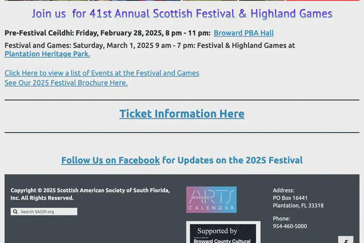 Southeast Florida Scottish Festival & Highland Games