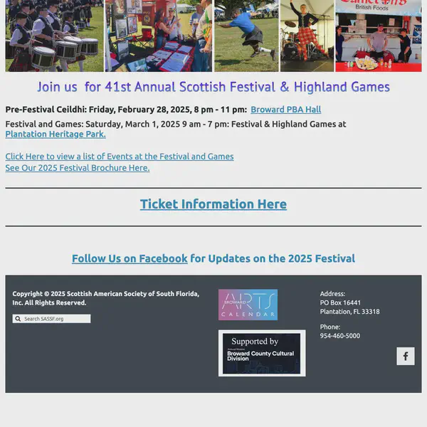 Southeast Florida Scottish Festival & Highland Games