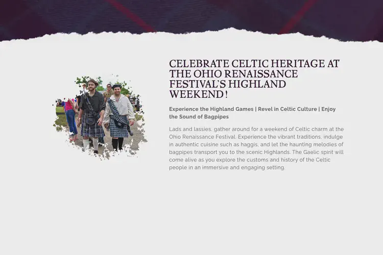Highland Weekend at Ohio Renaissance Festival
