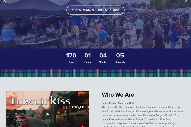 Fergus Scottish Festival and Highland Games