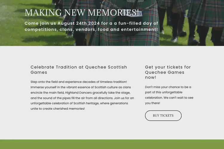 Quechee Scottish Games & Festival